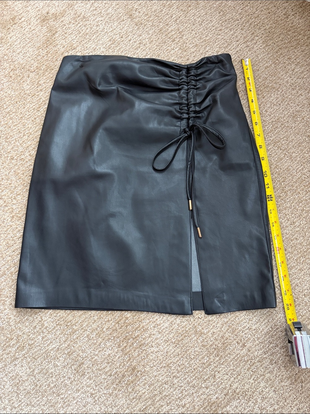 House of Harlow vegan leather skirt